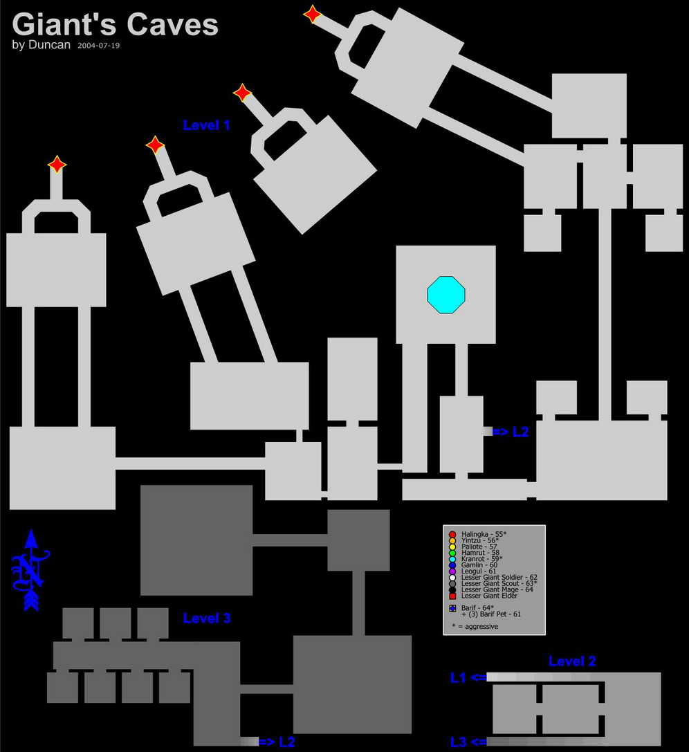 Карта giants cave